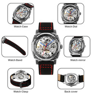 Skmei — montre-bracelet en cuir étanche pour hommes, accessoire mécanique et automatique, de Sport, de mode, nouvelle collection 9271