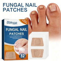EELHOE Patchs Naturels de Renouvellement des Ongles pour la Décoloration – Soutien Herbal Transdermique pour Ongles Épais et Bien-être – 32 Patchs
