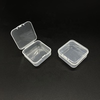 Boîte d'emballage pour bijoux en perles recyclables avec logo personnalisé, étui de rangement en plastique portable, conteneur vide pour petits objets