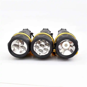 Lampe torche LED en plastique étanche Daiseanuo avec 3 <span class=keywords><strong>perles</strong></span> LED, torche de secours et de sauvetage maritime, chasse, noir - Product Image 3