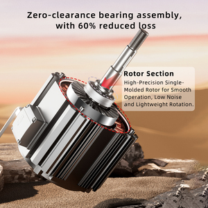 고토크 <span class=keywords><strong>3</strong></span>상 220V 대형 브러시리스 모터 1.1kw 영구자석 BLDC 모터 EC 모터 (터널 환풍기용) - Product Image 4