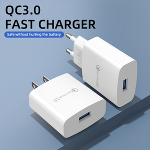 Mới Đến 18W Nhanh Chóng Sạc <span class=keywords><strong>Power</strong></span> <span class=keywords><strong>Adapter</strong></span> Qc3.0 Nhanh Chóng Phí Nhà Điện Thoại Di Động Phổ Bền Tường Sạc Chúng Tôi EU Cắm Oemodm - Product Image 2
