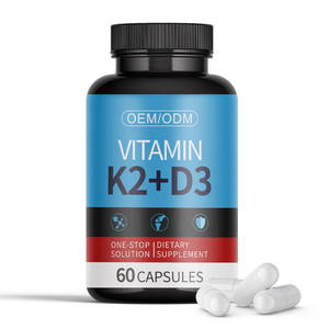 Vendita calda OEM vitamina D3 + K2 Capsule facili da ingoiare D K Bone supporto verdura k2 d3 Capsule - Product Image 6