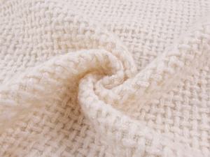 Laine tissée blanc laiteux doux et collant avec un petit style parfumé, tissu de laine grossier, ensemble de <span class=keywords><strong>manteau</strong></span> <span class=keywords><strong>pour</strong></span> l'automne et l'hiver - Product Image 3