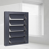 Panneaux à lamelles pour façade de bâtiment, volets en aluminium avec traitement de surface par poudrage, design moderne
