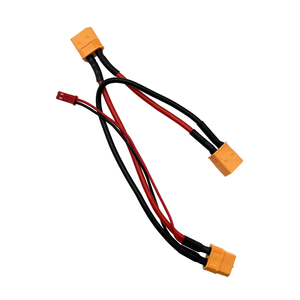 สายควบคุม XT30กำหนดได้เองสายเคเบิลแปลงสัญญาณเร็วสายเชื่อมต่อแบตเตอรี่ลิเธียมแบบเสียบปลั๊กสายควบคุมสายไฟโดรน - Product Image 1
