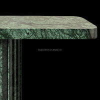 Dougbuild Stone Esszimmer Personal isierte Verde Alpi Marmor Couch tisch Antike grüne Jade Marmor Tischplatte