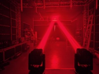 Projecteur à tête mobile double face 4x60W RGBW 4-en-1 à LED pour effets de scène, idéal pour DJ, discothèques, événements, spectacles, clubs et bars