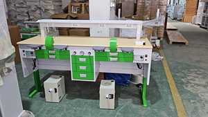 Table <span class=keywords><strong>de</strong></span> <span class=keywords><strong>laboratoire</strong></span> dentaire en acier inoxydable <span class=keywords><strong>de</strong></span> 1,8 m, double taille, avec tiroir, pour poste <span class=keywords><strong>de</strong></span> travail <span class=keywords><strong>de</strong></span> <span class=keywords><strong>technicien</strong></span> dentaire - Product Image 6