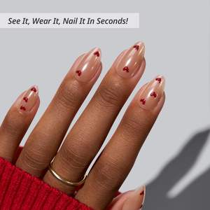 <span class=keywords><strong>Uñas</strong></span> Postizas <span class=keywords><strong>de</strong></span> Marca Privada Feel My Love Valentines, <span class=keywords><strong>Uñas</strong></span> Acrílicas Curables en 3D con Diseño <span class=keywords><strong>de</strong></span> Corazón Rojo, <span class=keywords><strong>Uñas</strong></span> a Presión - Product Image 5