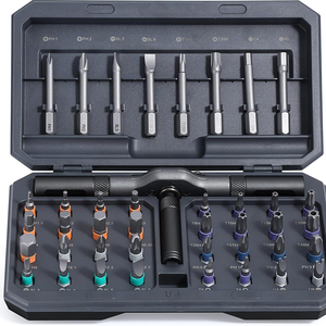 Juego de destornilladores de Llave de trinquete multiusos 24 en 1, juego de herramientas de destornillador de trinquete DIY para el hogar - Product Image 5