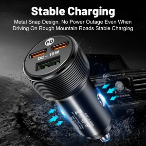 <span class=keywords><strong>Chargeur</strong></span> de voiture USB rapide 15W 3.1A Type C PD, adaptateur de charge rapide <span class=keywords><strong>pour</strong></span> téléphone <span class=keywords><strong>pour</strong></span> <span class=keywords><strong>iPhone</strong></span> 13 12 <span class=keywords><strong>11</strong></span> <span class=keywords><strong>Pro</strong></span> <span class=keywords><strong>Max</strong></span> - Product Image 4