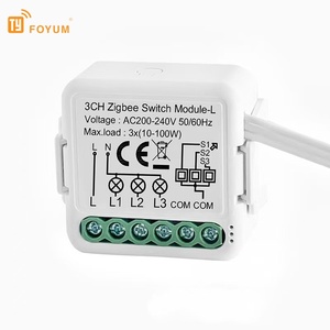 Module d'interrupteur <span class=keywords><strong>Zigbee</strong></span> à 1 canal, sans feu, télécommande, disjoncteur intelligent pour la maison, application de télécommande, commande vocale, interrupteur caché - Product Image 6