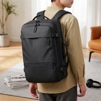 Sac à dos pour ordinateur portable Oxford uni, imperméable, multifonctionnel, extensible, unisexe, grande capacité, sac à dos d'affaires pour ordinateur