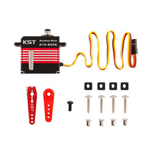 Ventes chaudes KST X15-855X 15Kgf.cm 0.05sec Modèle RC HV Mini Servo numérique à engrenages métalliques sans balais DC7.4V pour hélicoptères RC - Product Image 3