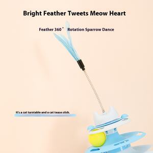 Juguetes para Gatos, Plato Giratorio de 4 Niveles con Pelotas Divertidas, Disco Interactivo para Gatos, Productos para Mascotas - Product Image 2