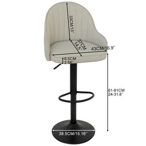 Chaise TUQ Confort Premium Coussin Doux & Tabouret Ergonomique pour Comptoir de Cuisine Vente Directe d'Usine de Tabourets de Bar pour la Maison - Product Image 2