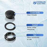 Bouchon d'étanchéité en nylon à basse tension, étanche IP69, écologique, métrique, certifié CE, 10-16 mm, de Hongjin Industrial