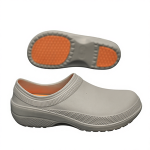 Sandales de chef imperméables et antidérapantes pour hommes avec semelle extérieure en EVA, chaussures de travail antidérapantes pour la cuisine, les restaurants, les hôpitaux, les soins infirmiers et les jardins - Product Image 2