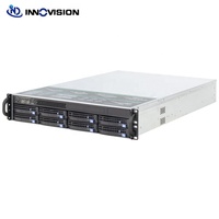 Double Xeon E5 de stockage serveur 2u Rack 8 bay Serveur avec 128GB Serveur RAM