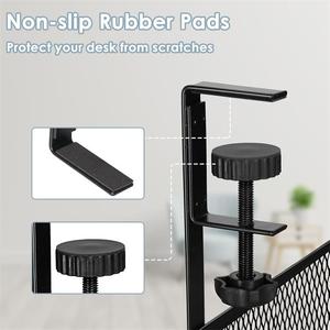 <span class=keywords><strong>Organizzatore</strong></span> <span class=keywords><strong>Cavi</strong></span> da <span class=keywords><strong>Scrivania</strong></span> Senza Foratura con Morsetto, Vassoio Portacavi Sotto <span class=keywords><strong>Scrivania</strong></span> in Metallo, <span class=keywords><strong>Organizzatore</strong></span> <span class=keywords><strong>Cavi</strong></span> per Ufficio e Casa - Product Image 2