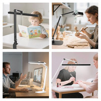 Lampe de bureau LED professionnelle |   Lampe de travail réglable, protection des yeux, lumière à économie d'énergie pour le bureau/le bureau d'étude