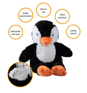 Juguete de hámster de peluche sensorial ponderado para niños, juguete de animales con calentamiento por microondas para uso doméstico, ayuda a aliviar la ansiedad - Product Image 6