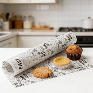 Fournisseur vérifié Papier cuisson simple face 40 g/m², compatible micro-ondes, enduit de silicone, pour la pâtisserie à domicile - Product Image 3