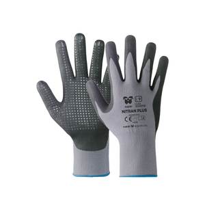 ถุงมือสกีสีดำ9นิ้วพร้อม 'ไนตรัสพลัส' ขนาดมืออาชีพ - Product Image 2