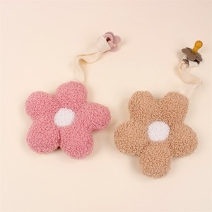 Anneau de dentition pour bébé <span class=keywords><strong>personnalisé</strong></span>, jouet en peluche <span class=keywords><strong>avec</strong></span> fleurs en fourrure Teddy parfait Photo Props, pendentif de sucette pour bébé - Product Image 1