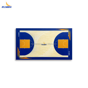 Suelo Deportivo Profesional para Baloncesto de Interior, Material de PVC, Resistente a los Golpes, Antideslizante, Resistente al Desgaste, Alto Rebote, Duración de 5 a 8 Años - Product Image 5