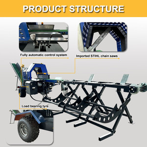 Processore per <span class=keywords><strong>Legna</strong></span> da Ardere da 20T con Motore Diesel, Nastro Trasportatore, <span class=keywords><strong>Taglia</strong></span> Tronchi e Spaccalegna Idraulico con Sollevatore Tronchi - Product Image 4