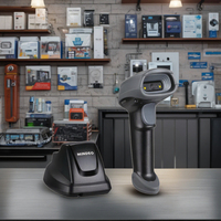 Scanner de codes-barres LED sans fil Mindeo CS2290 de haute qualité, interface USB A4 pour les applications en magasin et en entrepôt