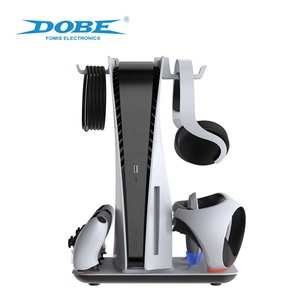 Soporte Vertical Multifuncional TP5-3550 para PS5 Slim, Base de Refrigeración para <span class=keywords><strong>PS</strong></span> VR2, Base de Carga para Controladores, Soporte para Auriculares - Product Image 2