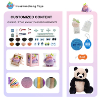 Peluche Panda Personnalisée Grande Taille Ronde et Moelleuse, Rembourrée de Coton PP Haute Élasticité, Confortable pour la Décoration Intérieure et les Cadeaux