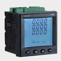 Acrel APM810 Registrador de Forma de Onda Trifásico de 4 Hilos Clase 0.5S, Monitoreo Remoto RS485, Medidor de Energía con Registro de Armónicos hasta la 51ª Onda