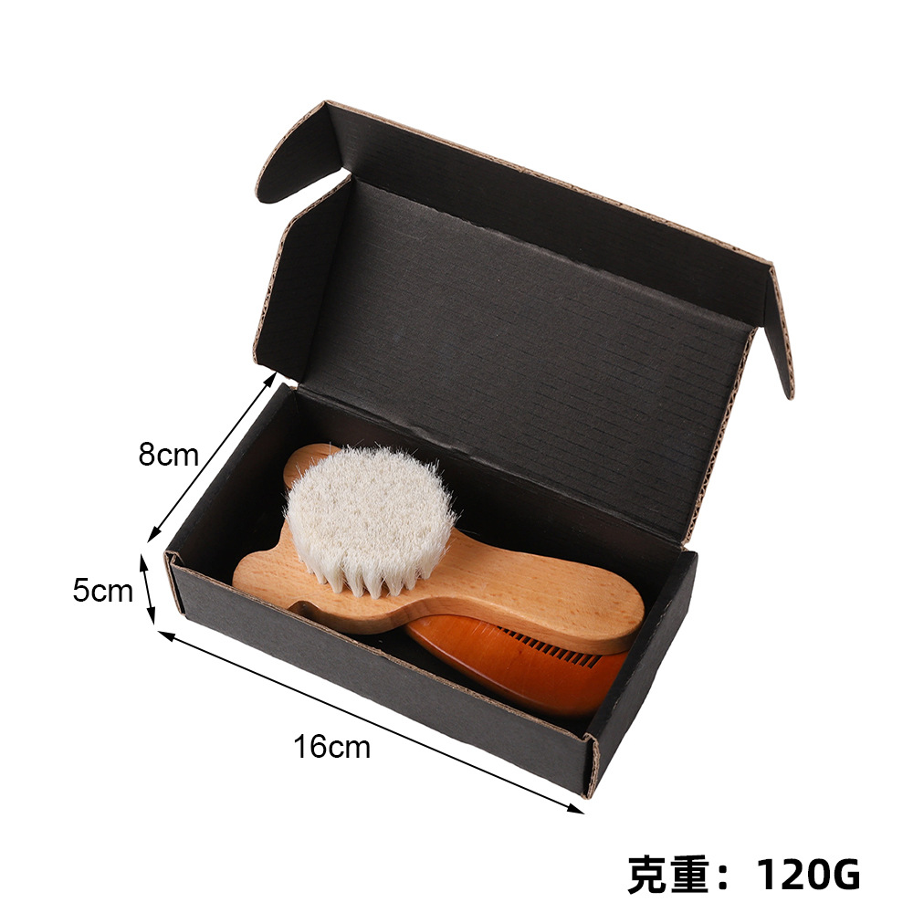 16133 Ensemble de 2 brosses en laine Petit Ours