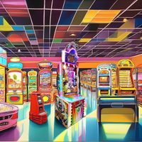 Jeux d'arcade à pièces, machine de récompense de tickets de prix en intérieur, distributeur automatique, adultes, enfants, cadeaux amusants en métal