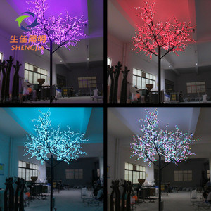 Wholesale Christmas Outdoor Wedding RGB IP65 Artificial LED Cherry Blossom Maple <strong>Leaf</strong> Tree <strong>Lights</strong> 24V-265V 1-Year Warranty Easy - Product Image 6