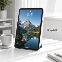 Lápiz Óptico Activo para Pantallas Táctiles de iPad, Android y Windows, Sin Bluetooth, Pantalla LED, Carga Tipo-C, Magnético, OEM