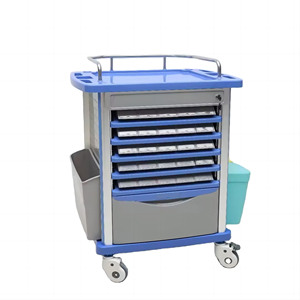 Muebles de <span class=keywords><strong>hospital</strong></span> Medicina Carro médico Carro de tratamiento de emergencia Uso hospitalario - Product Image 1