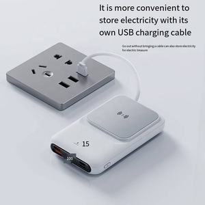 10000mAh para banco de energía inalámbrico magnético de 15W batería <span class=keywords><strong>auxiliar</strong></span> externa portátil PD22.5W cargador rápido para <span class=keywords><strong>iPhone</strong></span> - Product Image 6