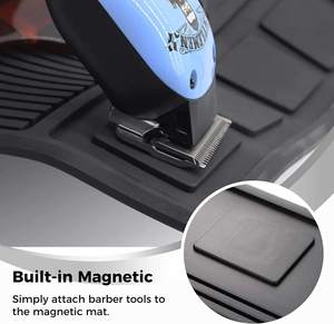 Tapis antidérapant personnalisé pour poste de travail de barbier, imperméable, organiseur d'outils de coiffure, protection de surface pour comptoir de salon - Product Image 3