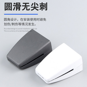 Aluminum Alloy Desk Baffle Clip <b>Workstation</b> Partition Holder Mountable Office Furniture Minimalist Design Durable Indoor Use - Product Image 3