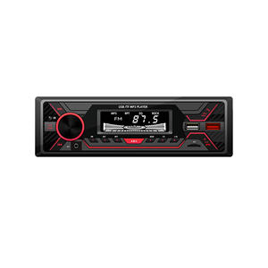 Transmissor FM Universal para Carro <span class=keywords><strong>12V</strong></span> 1DIN com Bluetooth, AUX, USB/WAV e Reprodutor de MP3 - Product Image 1