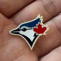 Pines Deportivos Metálicos Antiguos Al Por Mayor, Pines de Solapa de Béisbol de EE. UU., Pines Esmaltados del Equipo de EE. UU. para Gorra para Fanáticos del Club de Béisbol Americano