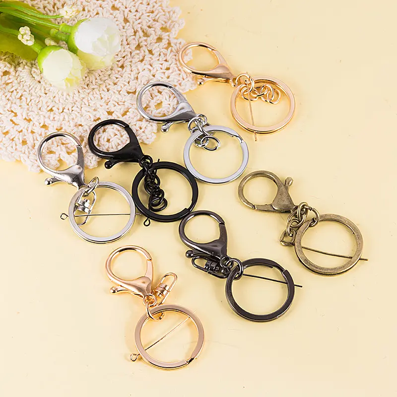 Factory Price High Quality Metal Accessories Gold Zinc Alloy Brass Key Chain Safety Snap Clasp Hook Lobster Swivel Snap Strong
