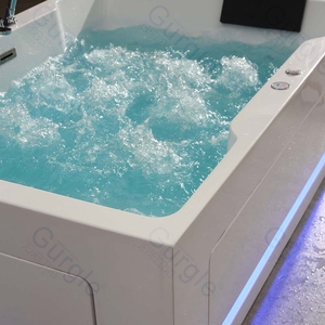 Accesorio de piedra de lujo estilo asiático diseño técnico hidromasaje Rectangular chorro remojo aire masaje SPA bañeras - Product Image 4