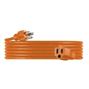 General cable de extensión 16/3 vinilo al aire libre cable de extensión 3-Conductor SJTW - 100 metros amarillo