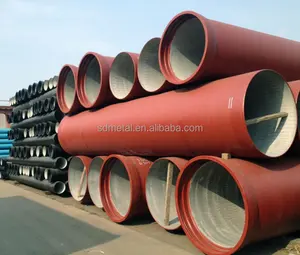 Pipa air besi ductile k9, 1000mm besi ductile pipa besi